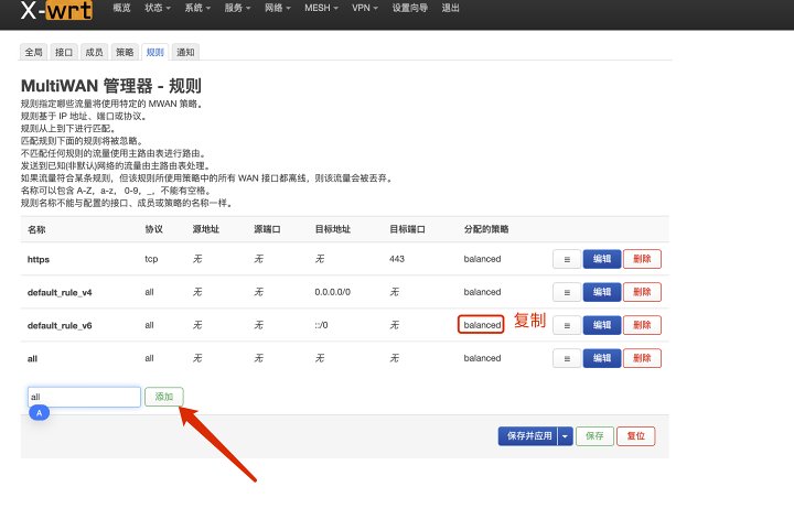 OpenWrt负载均衡网速叠加 OpenWrt负载均衡网速叠加
